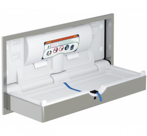 GW07 04 04 02 Genwec Встроенный горизонтальный пеленальный столик из нержавеющей стали