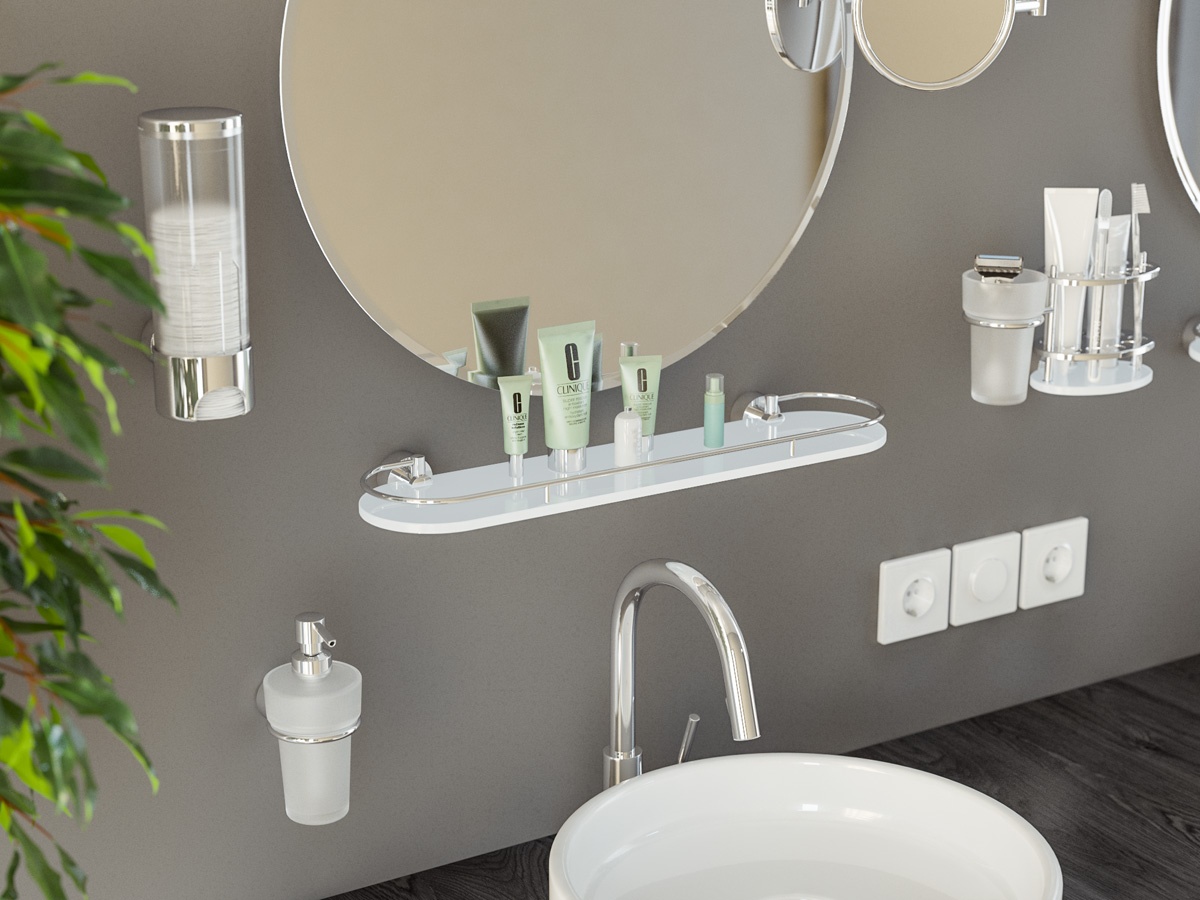 NOS 017 Полка с держателями 70 cm FBS Nostalgy - Вид №2