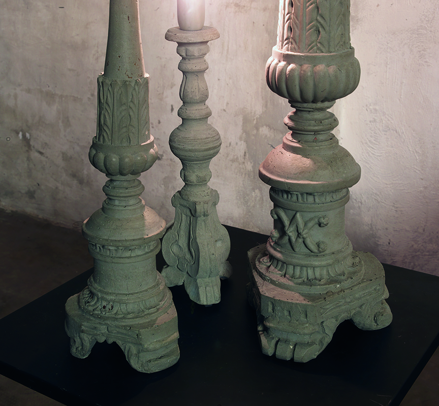 Настольная лампа Don Gino 76 от Karman Don Gino 76 KARMAN ПОДСВЕЧНИК, СВЕЧА, ЭЛИТНЫЕ 244958 Серый  - Вид №1