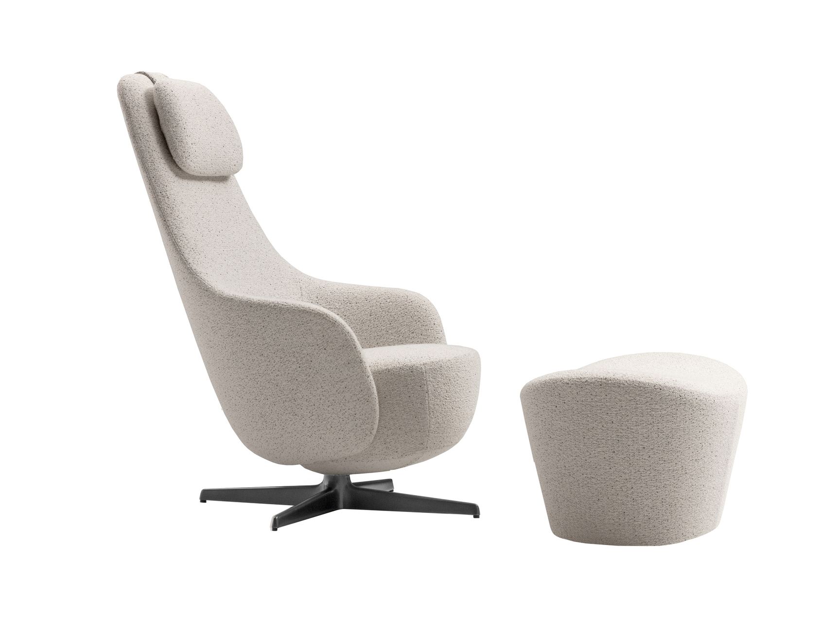 Тканевое кресло с подголовником B&B Italia Harbor ARCH-00148890