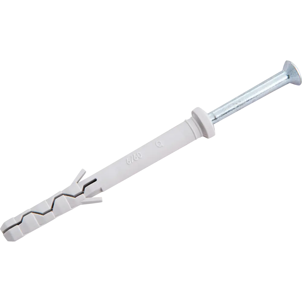 Дюбель-гвоздь с цилиндрической манжетой Standers 6х60 мм нейлон 10 шт STLM-2093905 - Вид №1