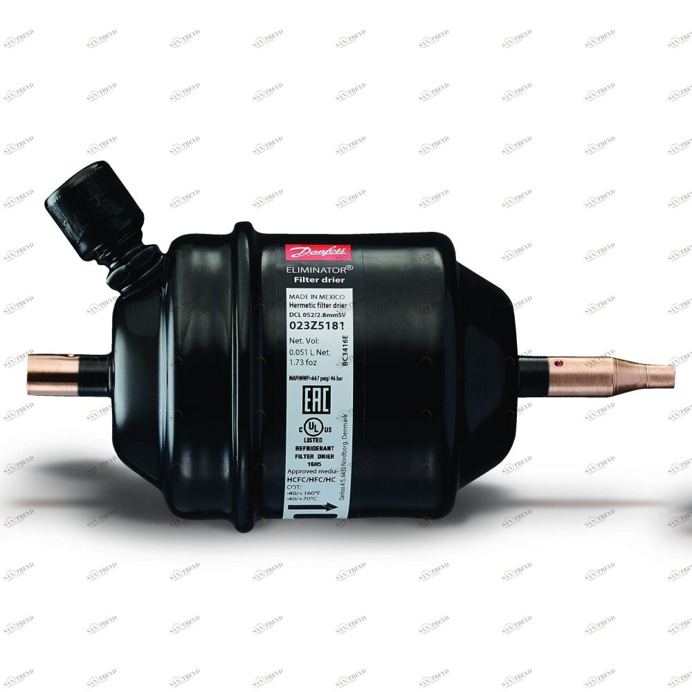 DANFOSS 023Z5002 - Герметичный фильтр-осушитель, DCL 