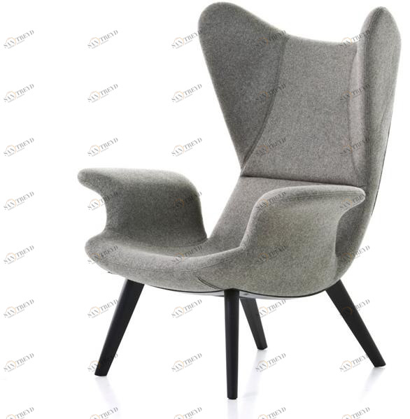 Moroso Кресло из ткани с подлокотниками Longwave sun-id-1495447