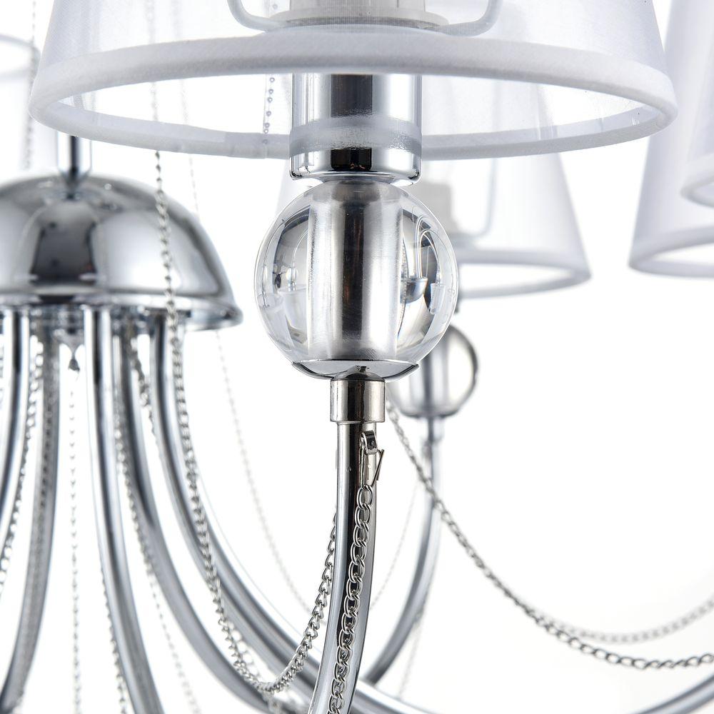 Подвесная люстра Freya Beverly FR5661-PL-08-CH FREYA ДИЗАЙНЕРСКИЕ, BEVERLY 186725 Хром  - Вид №1