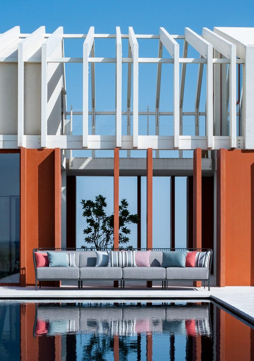 emu 3-х местный тканевый садовый диван Cannolè 1081+1082+1083 - Вид №5