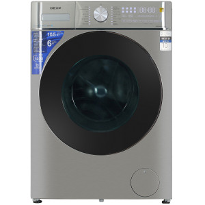 5427732 Стирально-сушильная машина DEXP WD-F1014DMG/MGSI серебристый