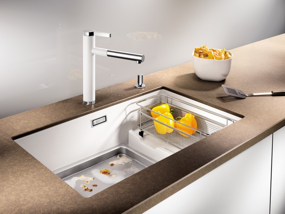 523542 Кухонная мойка Blanco Subline 700-U Level белый  Blanco Subline Белый - Вид №6