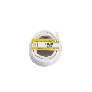Провод Промэко ПВС 2x1.5 5 м ГОСТ цвет белый 82912079 STLM-2162790