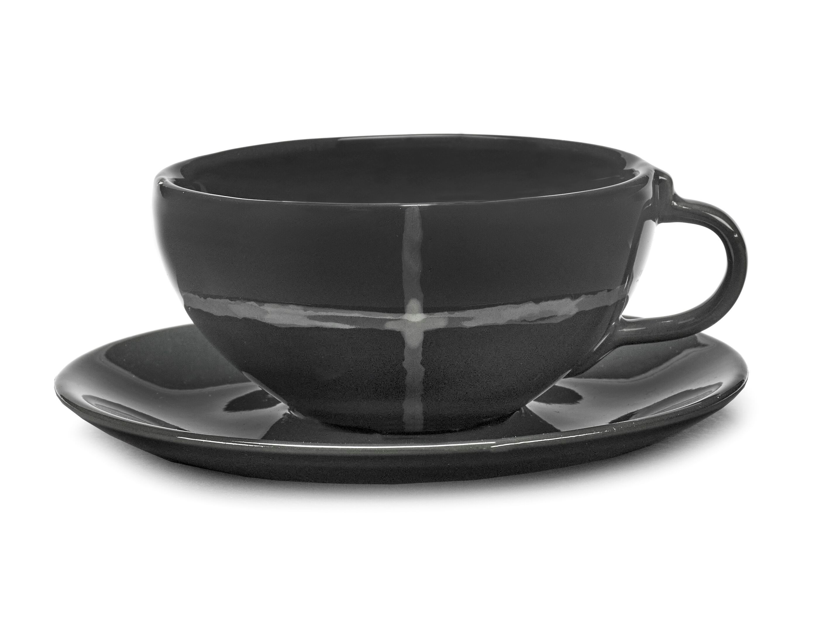 Фарфоровая кофейная чашка с блюдцем Serax Zuma ARCH-00078032 - Вид №1