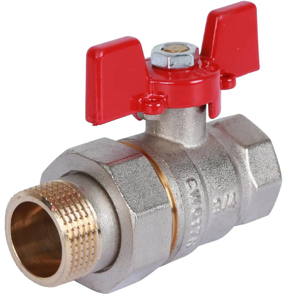 98250706 Кран шаровый Rommer RBV-0005-0510220 3/4" внутренний-наружный STLM-0607368
