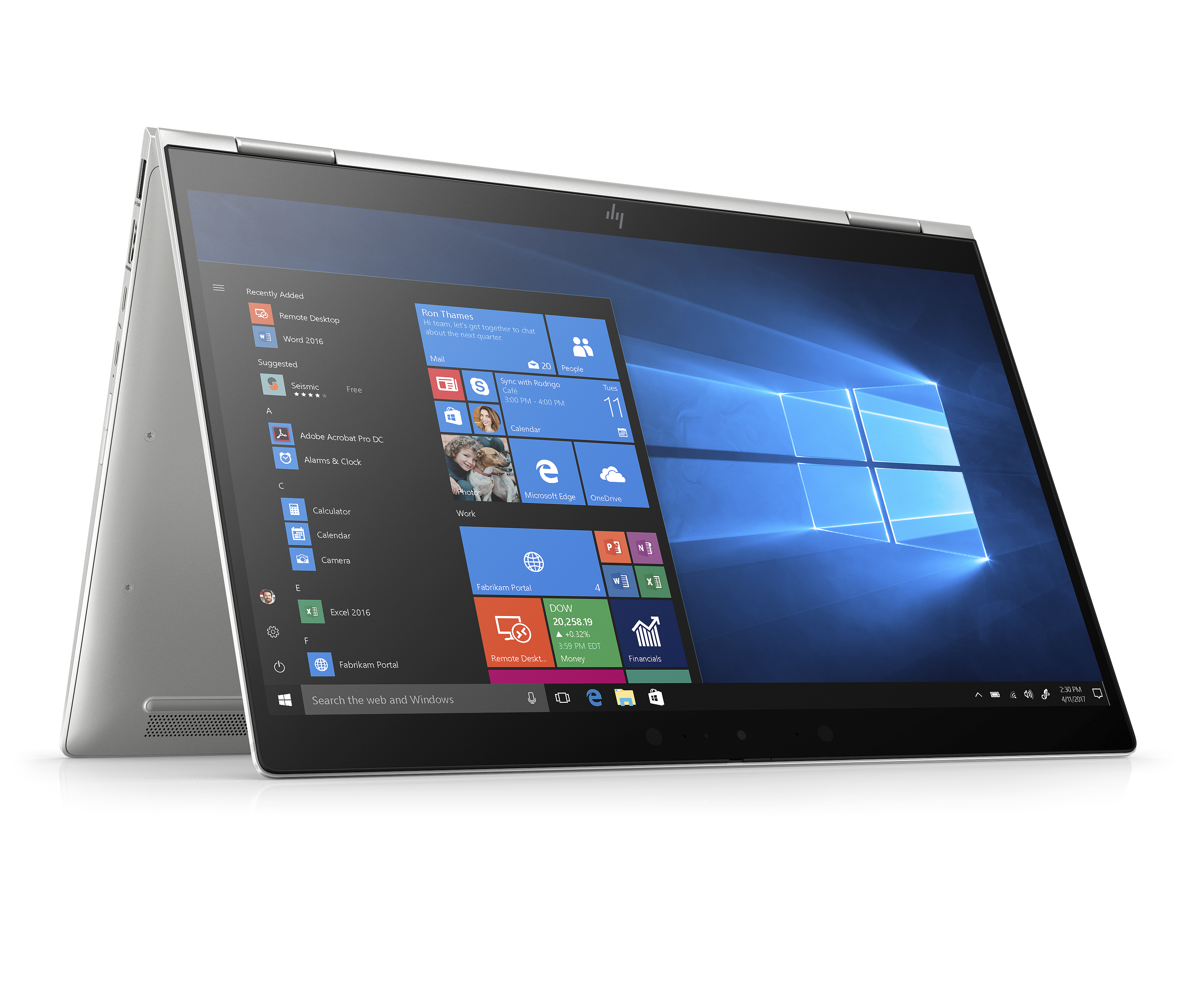 7KN36EA#ACB elitebook x360 1040 g6 14"(1920x1080)/touch/intel core i5 8265u(1.6ghz)/8192mb/256ssdgb/nodvd/int:intel hd graphics 620/lte/3g/67whr/war 3y/1.35kg/metallic grey/w10pro + 1000 nit sure view, pen HP Santreyd  - Вид №7