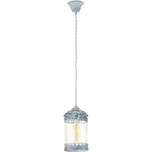 Подвес Langham 1xE27x60 Вт, 140 мм, цвет серо-голубой 18742686 STLM-2160063