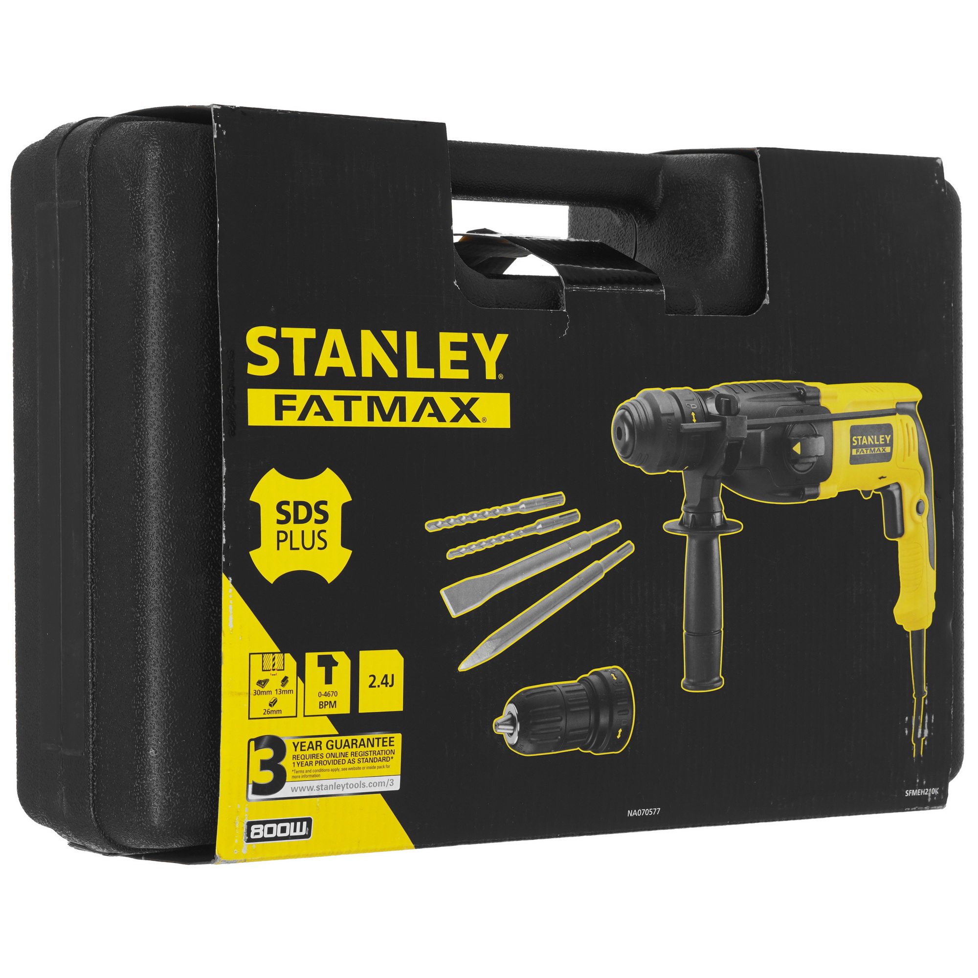 Перфоратор Stanley SFMEH210K 5427191 STDN-0042530 - Вид №7