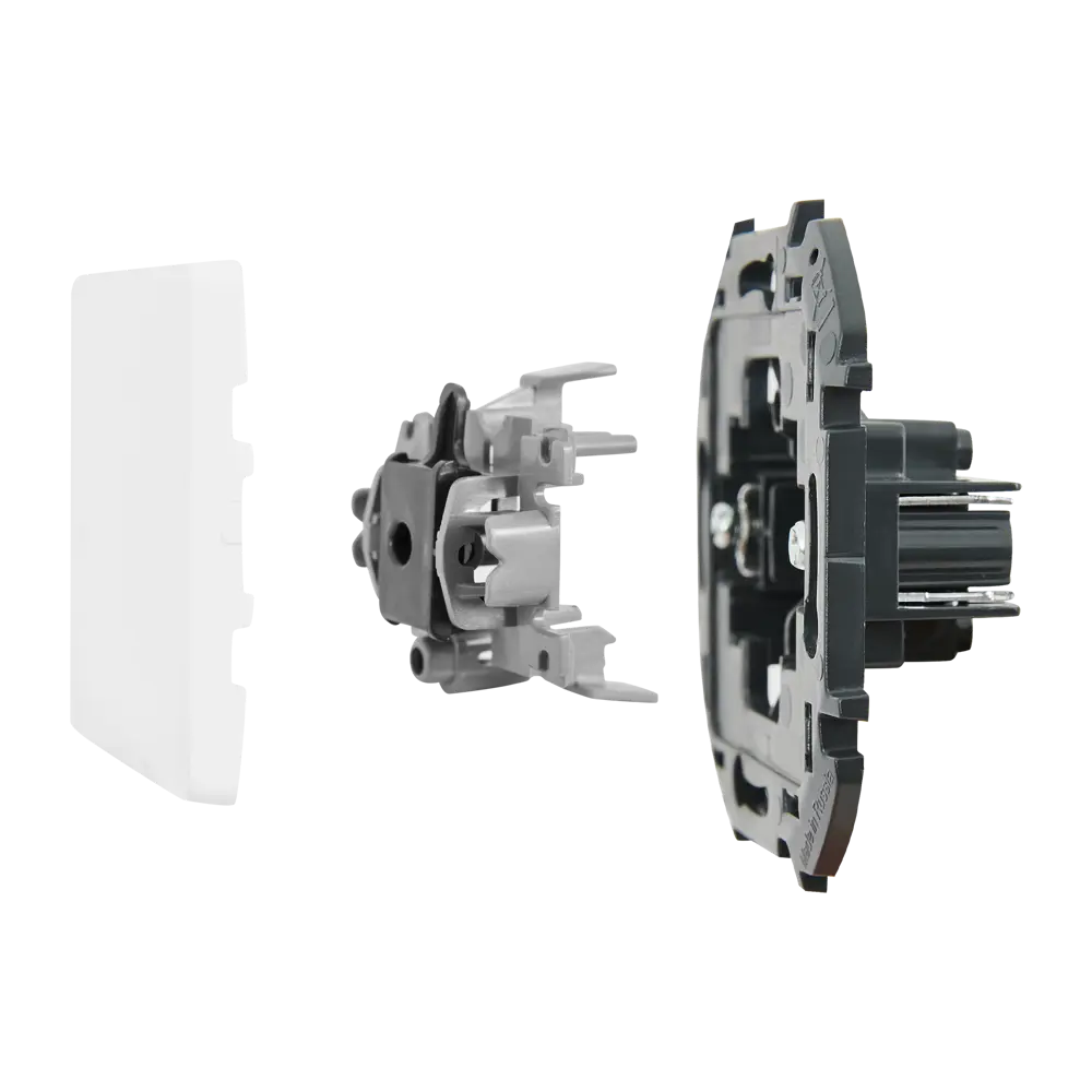 LEXMAN Lilian — одноклавишный выключатель скрытого монтажа в белом матовом исполнении 86761732 STLM-0071419 - Вид №3