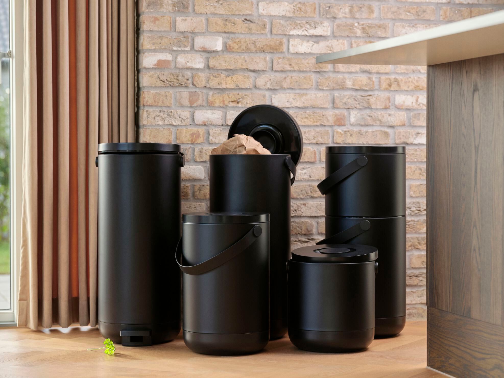 Кухня ABS мусорное ведро ZONE DENMARK Circular ARCH-00021844 - Вид №2