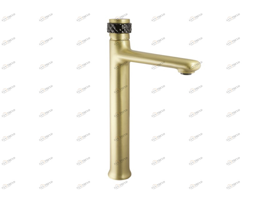 065503.LN0.24 Смеситель для раковины High Monolever с белым фарфором Матовый сатин Mestre 