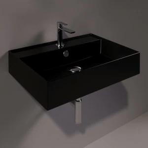 AG61NERO Подвесная раковина настенная прямоугольная Simas Agile черная