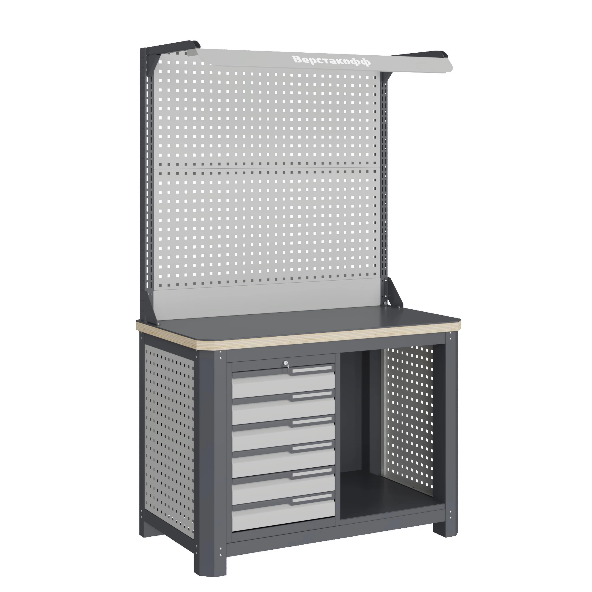 Верстак слесарный MCN 1252.S6.1-2F Верстакофф 111218