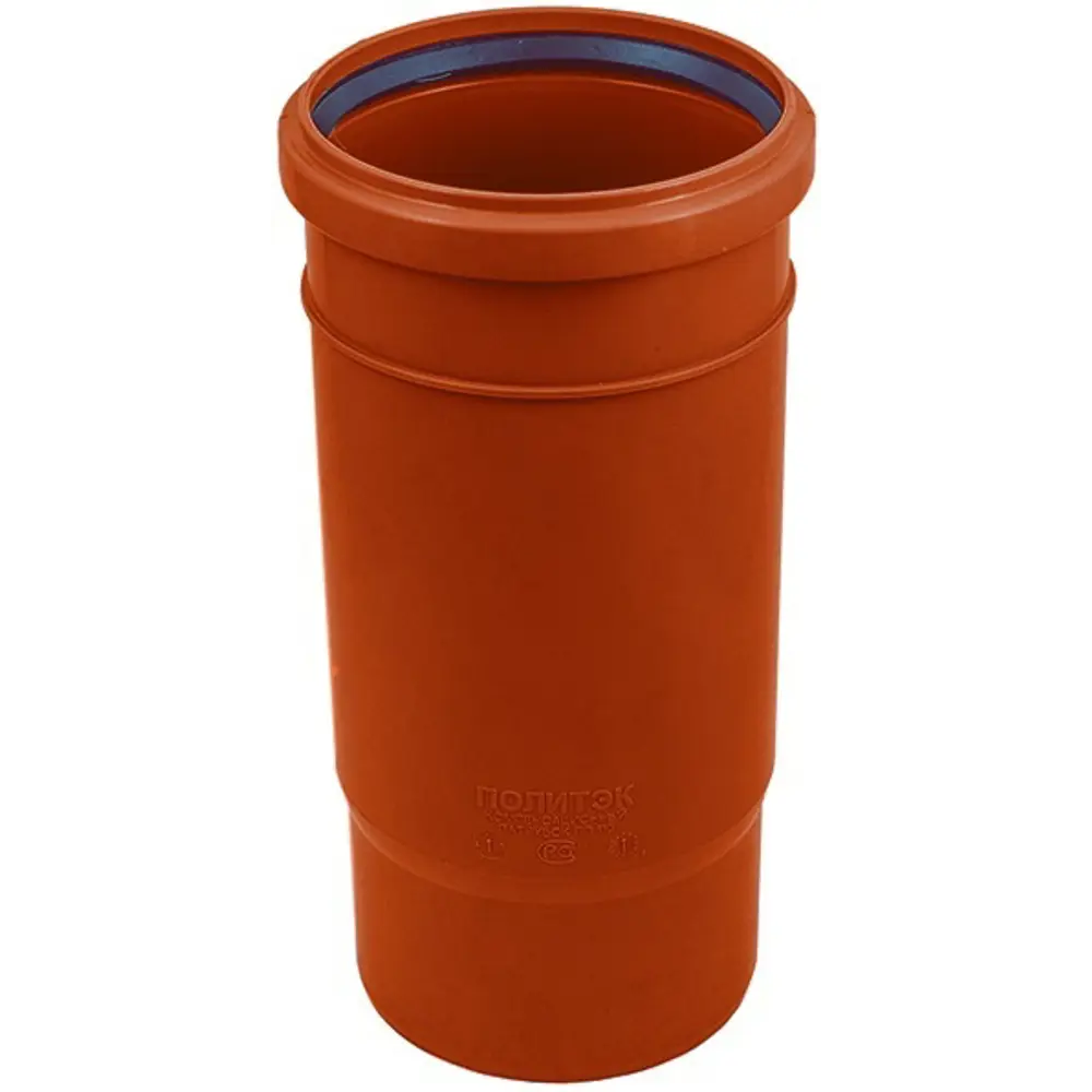 Патрубок компенсационный наружный Политэк 110 мм STLM-2043461