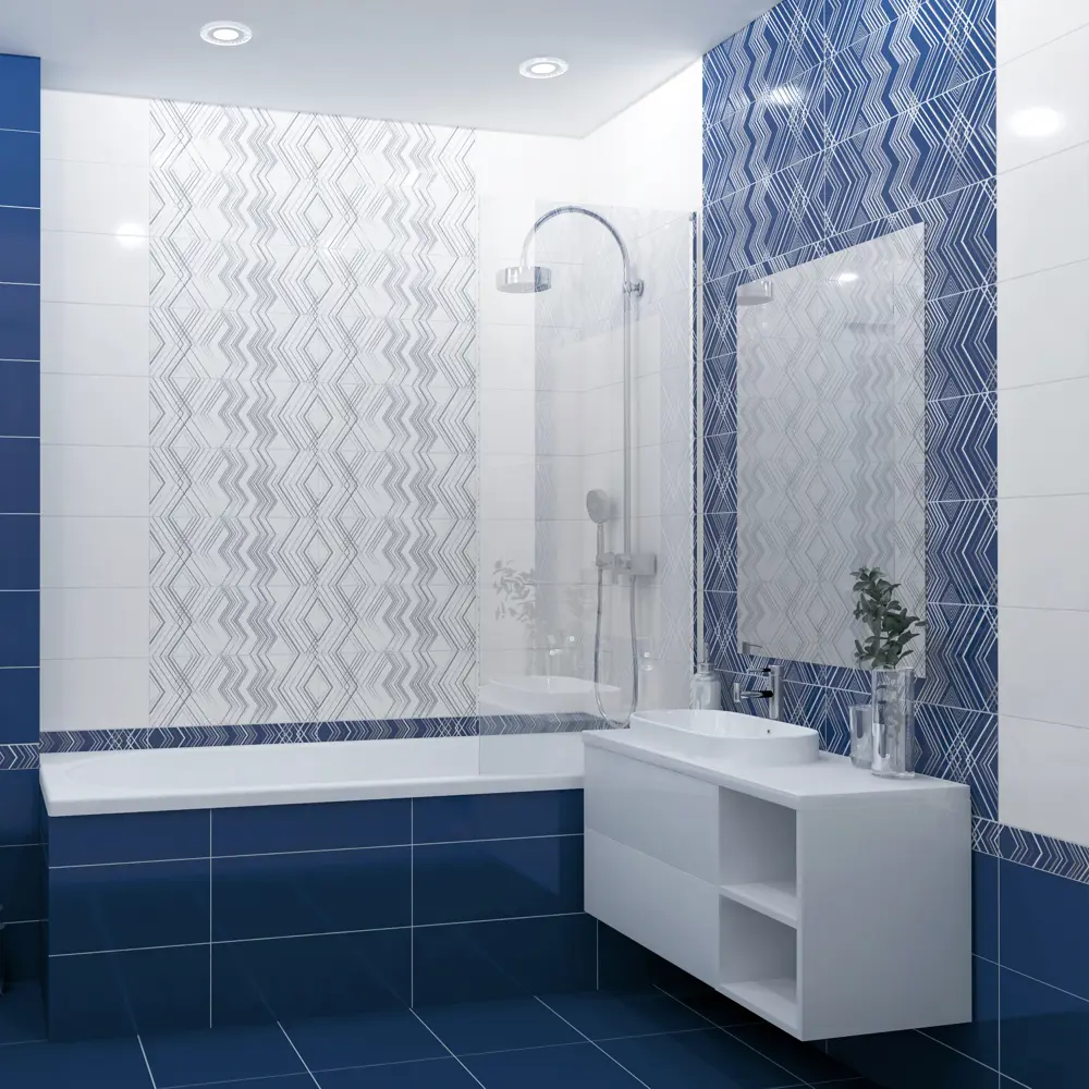 Плитка настенная Azori Festa 20.1x50.5 см 1.52 м² цвет бежевый STLM-2181280 - Вид №10