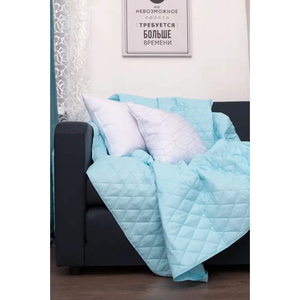 Покрывало «Elena» 150х200 см цвет голубой Santreyd STLM-2119821 - Вид №3