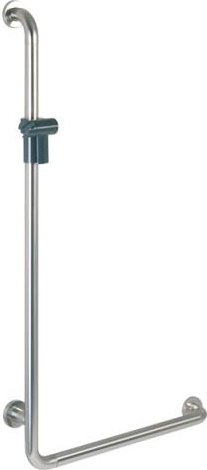 805.33.220R Угловая ручка с держателем для душа, правостороннее исполнение HEWI Greifen 