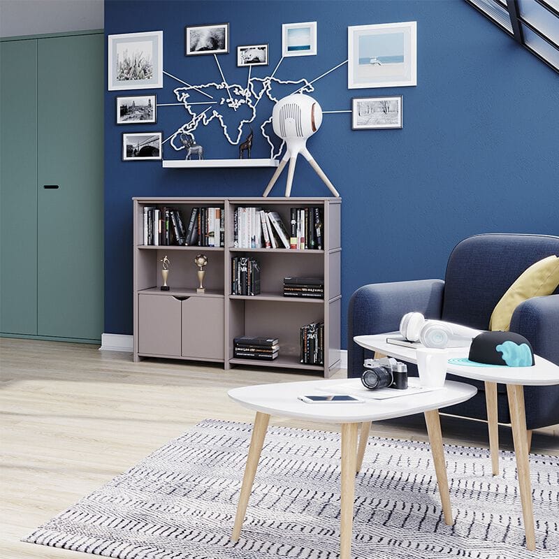 Секционный книжный шкаф из МДФ Mathy by Bols BASILE ARCH-00074857 - Вид №2