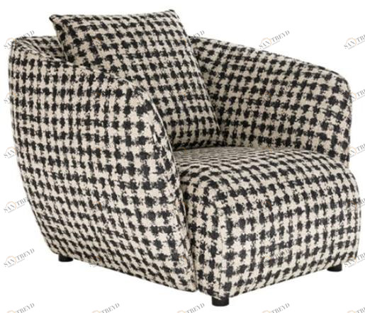 HC28 Cosmo Кресло из ткани с подлокотниками Uovo 32f006-11