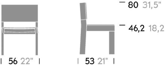 Kettal Стул из алюминия Band sun-id-1511149 - Вид №1