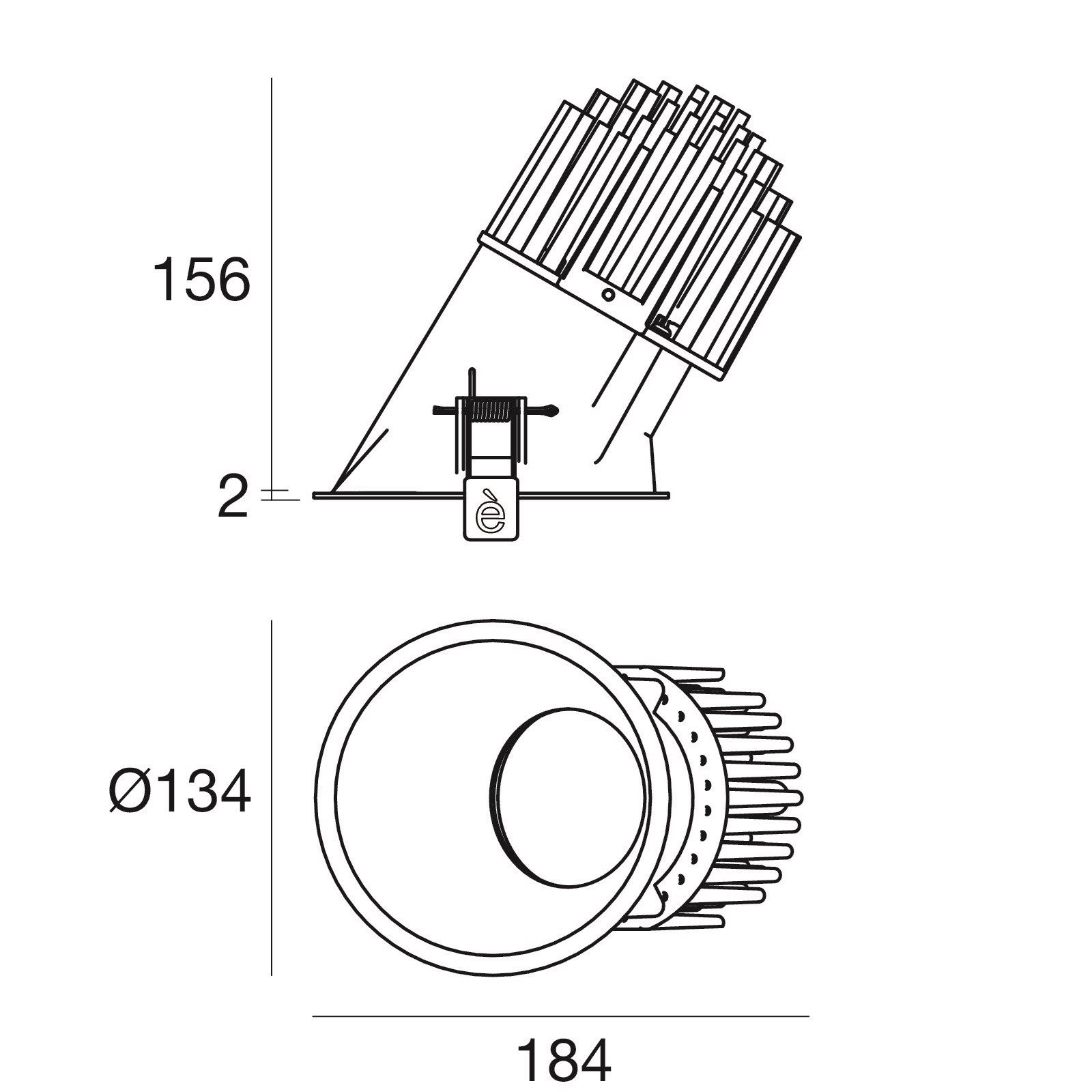 Алюминиевый светодиодный светильник с порошковым покрытием Linea Light Group WARP_RY ARCH-00127607 - Вид №4