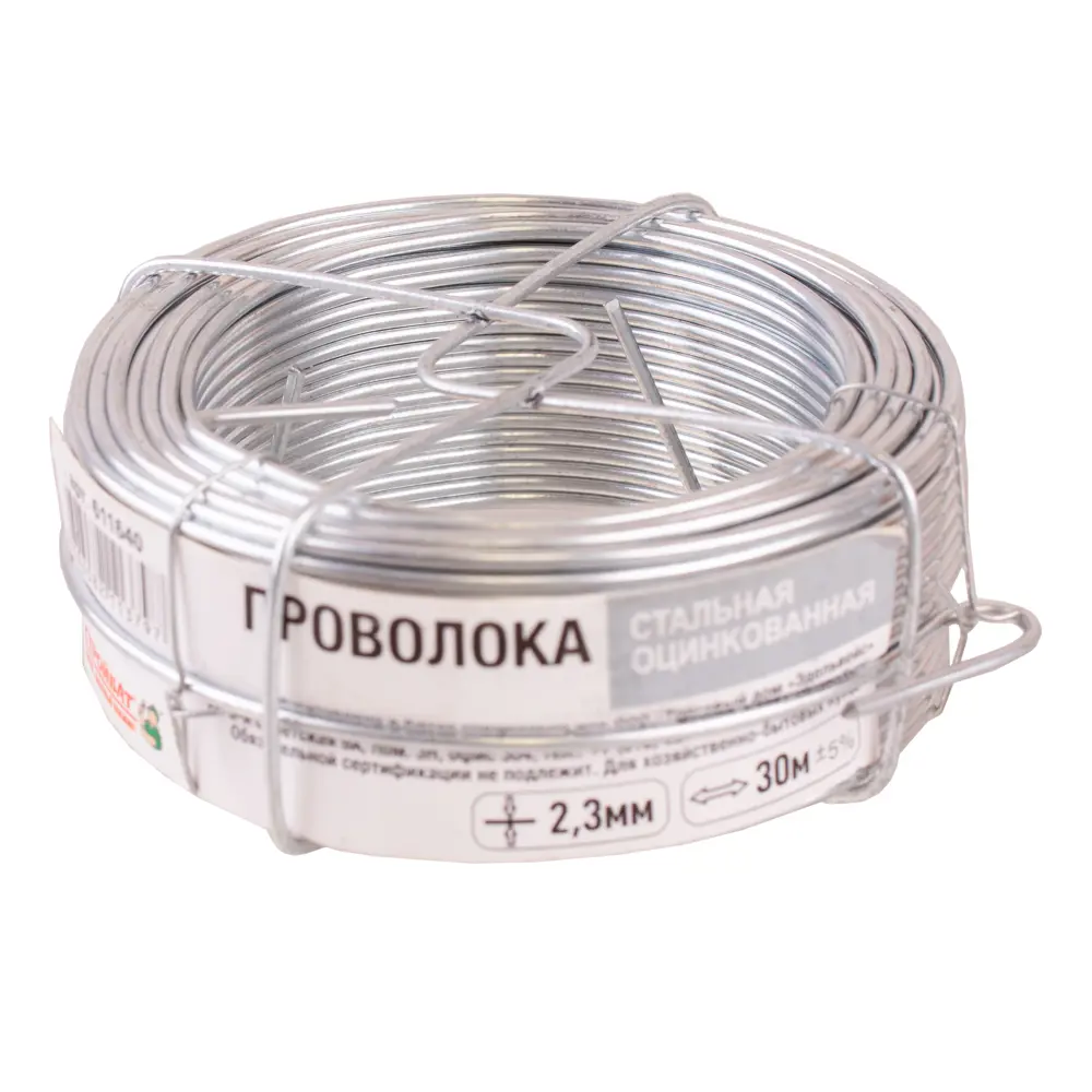 Проволока 2.3 мм 30 м сталь оцинкованная Santreyd STLM-2192149 - Вид №1