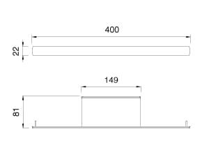 Двойной держатель рулона из нержавеющей стали с полкой CEADESIGN AYLA ARCH-00057301 - Вид №2