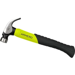 Молоток-гвоздодер Armero фиберглассовая ручка 450 г