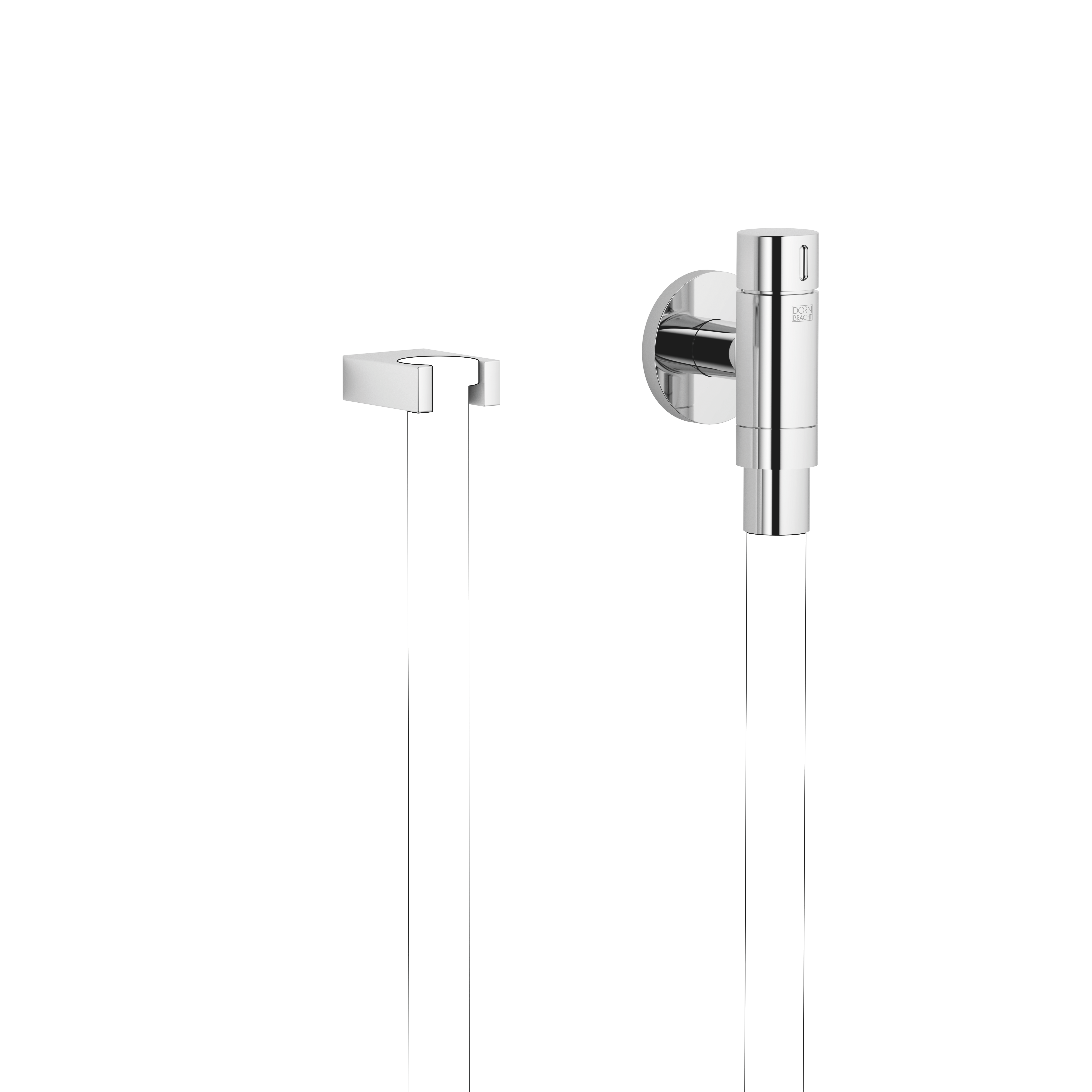 WATER TUBE Настенное колено Кнайпа с держателем шланга и отдельными розетками FlowReduce - Хром 27843979-00 DornBracht