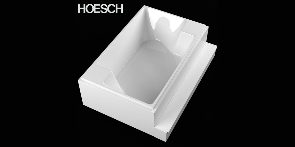 Ванна встраиваемая SANTEE 190x120 см с аэромассажем Deluxe HOESCH 6652 - Вид №2