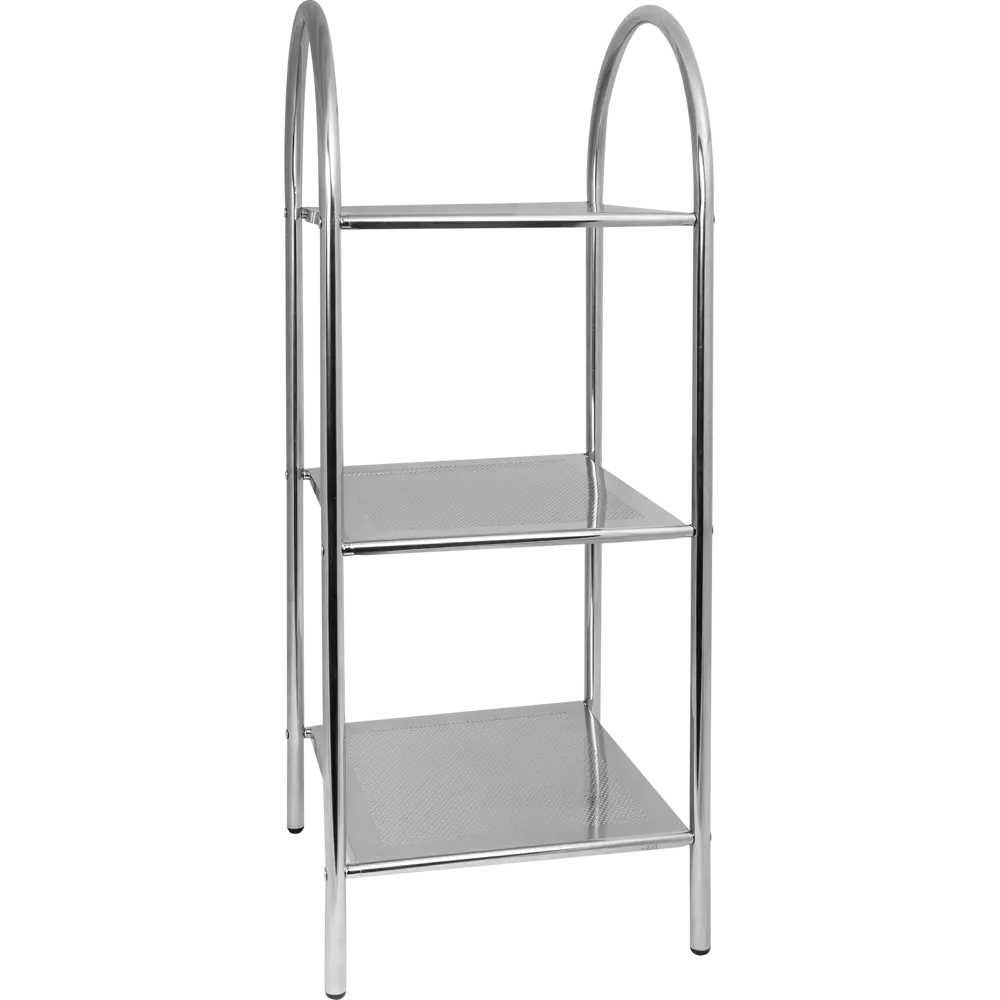 Стеллаж для ванной Swensa 3 яруса 33.5x86.8 см цвет хром SWFL STLM-2016153 - Вид №1