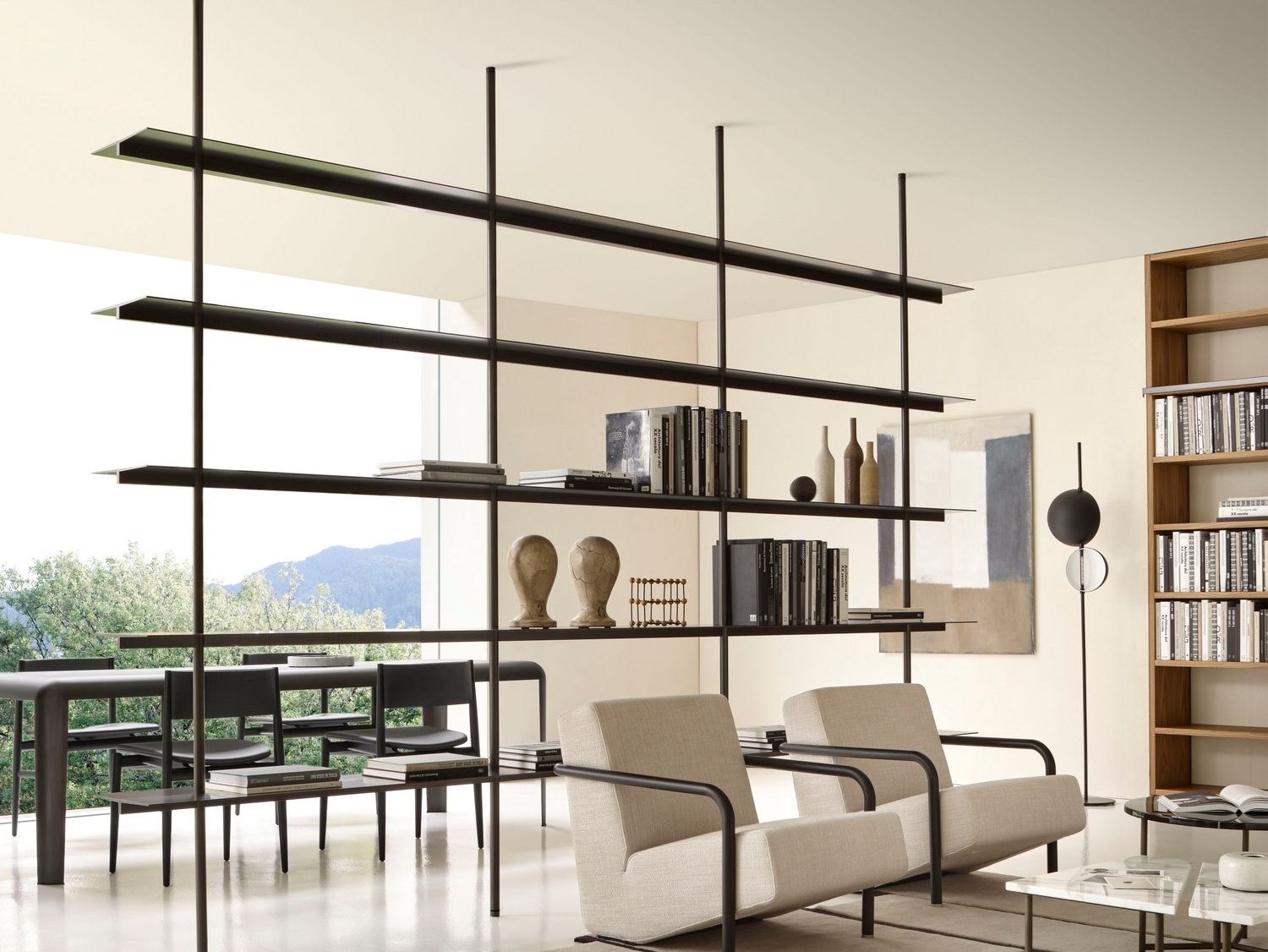 Двухсторонний книжный шкаф Porro Boutique Mast ARCH-00113471