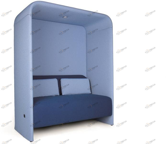 Fenabel Акустическая офисная кабина из ткани со встроенным освещением B-connect sun-id-1496231