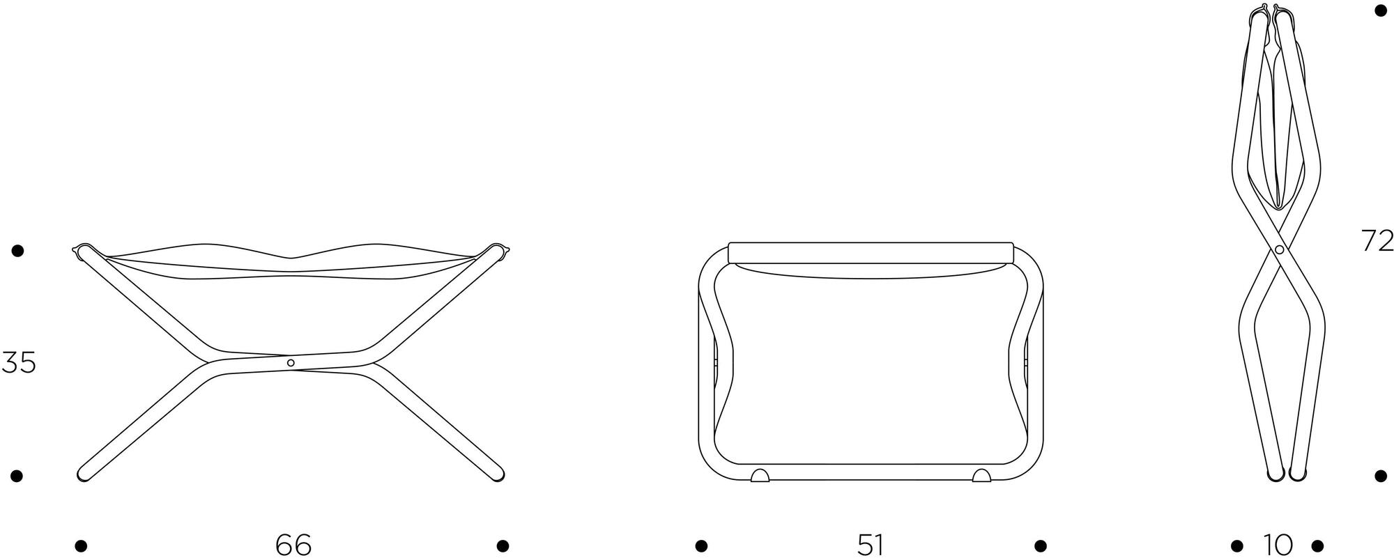 Lafuma Mobilier Прямоугольная подставка для ног для сада Gordes Lfm2647 - Вид №6