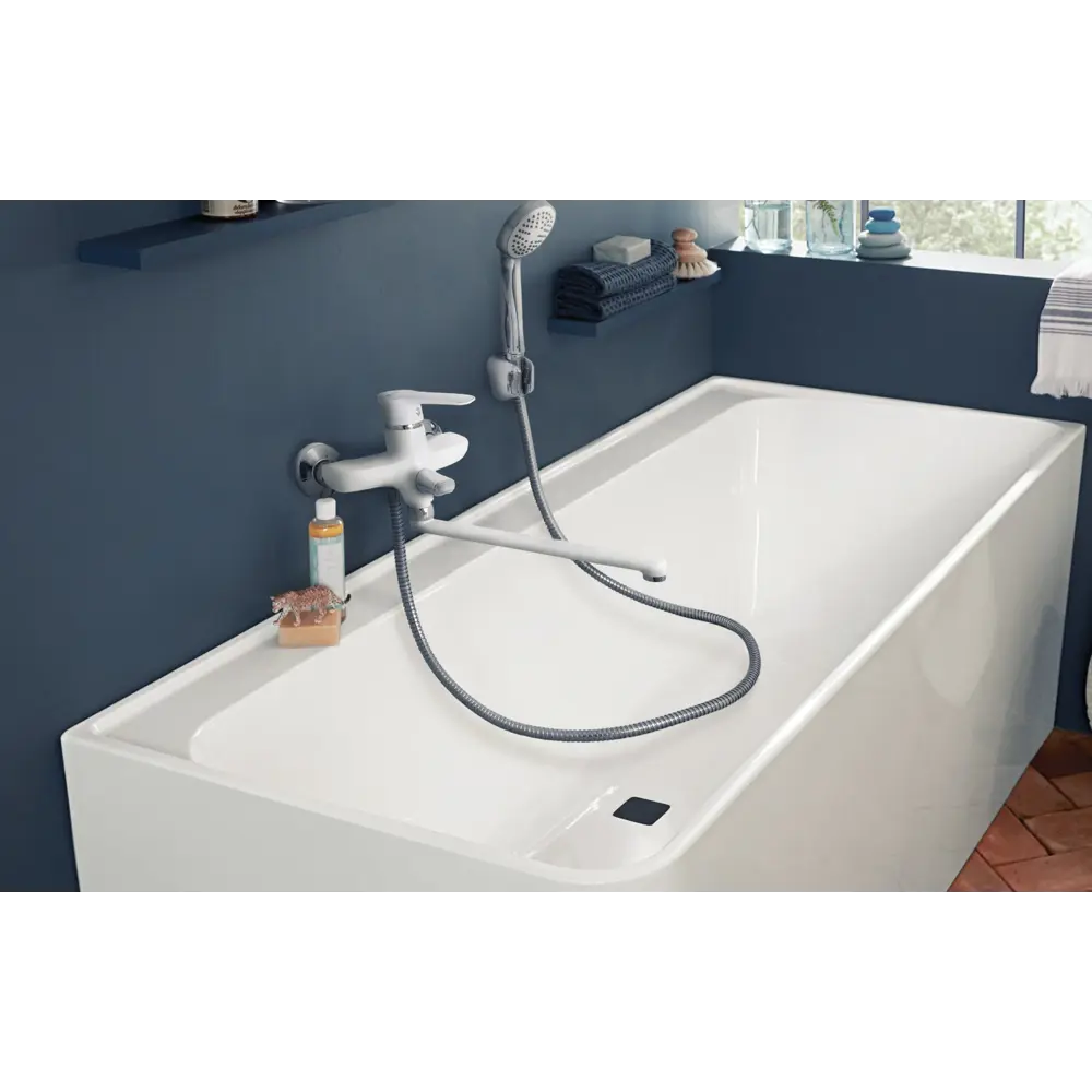 Смеситель универсальный Grange, цвет хром/белый Santreyd STLM-2185817 - Вид №3