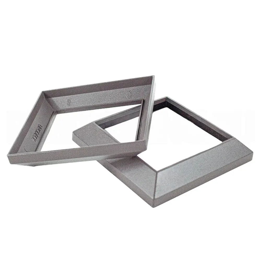 Рамка столба прямоугольная алюминий 135x135x25 мм серый Santreyd STLM-2138460