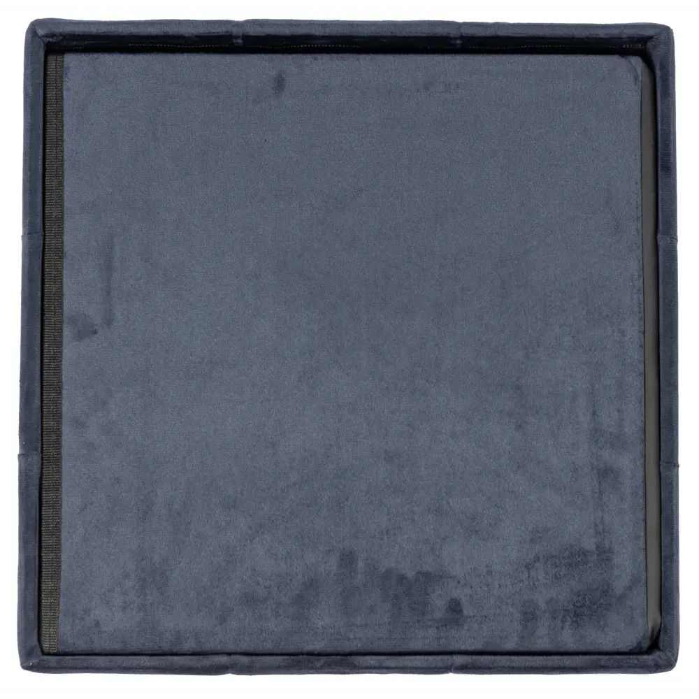 Пуф складной темно-синий 38x38 см 89407337 STLM-2120036 Santreyd  - Вид №5
