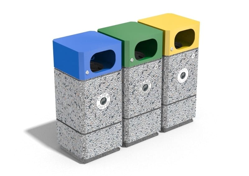 Наружные бетонные стойки для мусора для утилизации отходов ENCHO ENCHEV - ETE 215/216R ARCH-00137152 - Вид №8