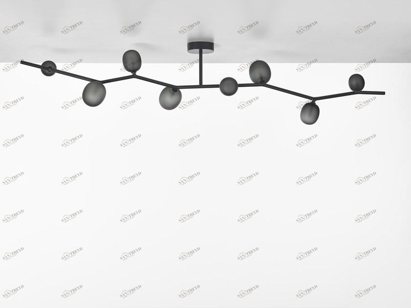 BROKIS Потолочный светильник из дутого стекла и металла Ivy sun-id-1500435