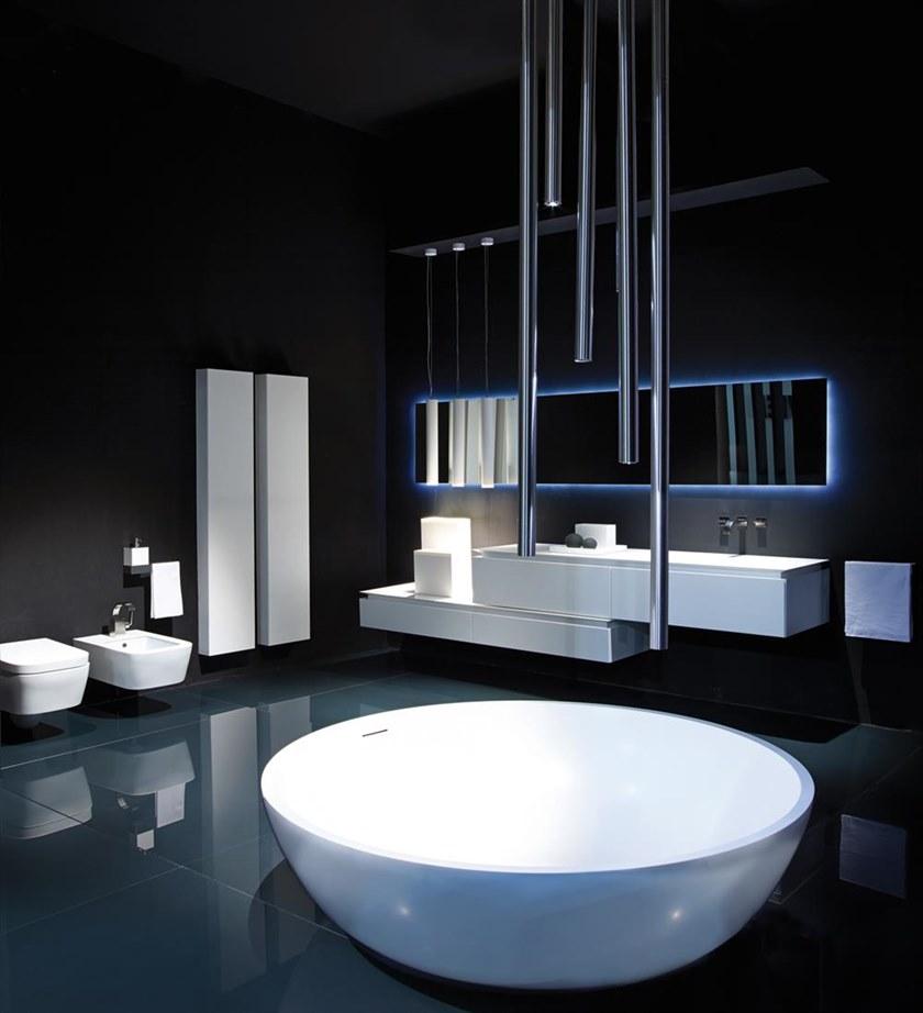 RIFRA Отдельностоящая круглая ванна из Corian® sun-id-1428122 - Вид №4