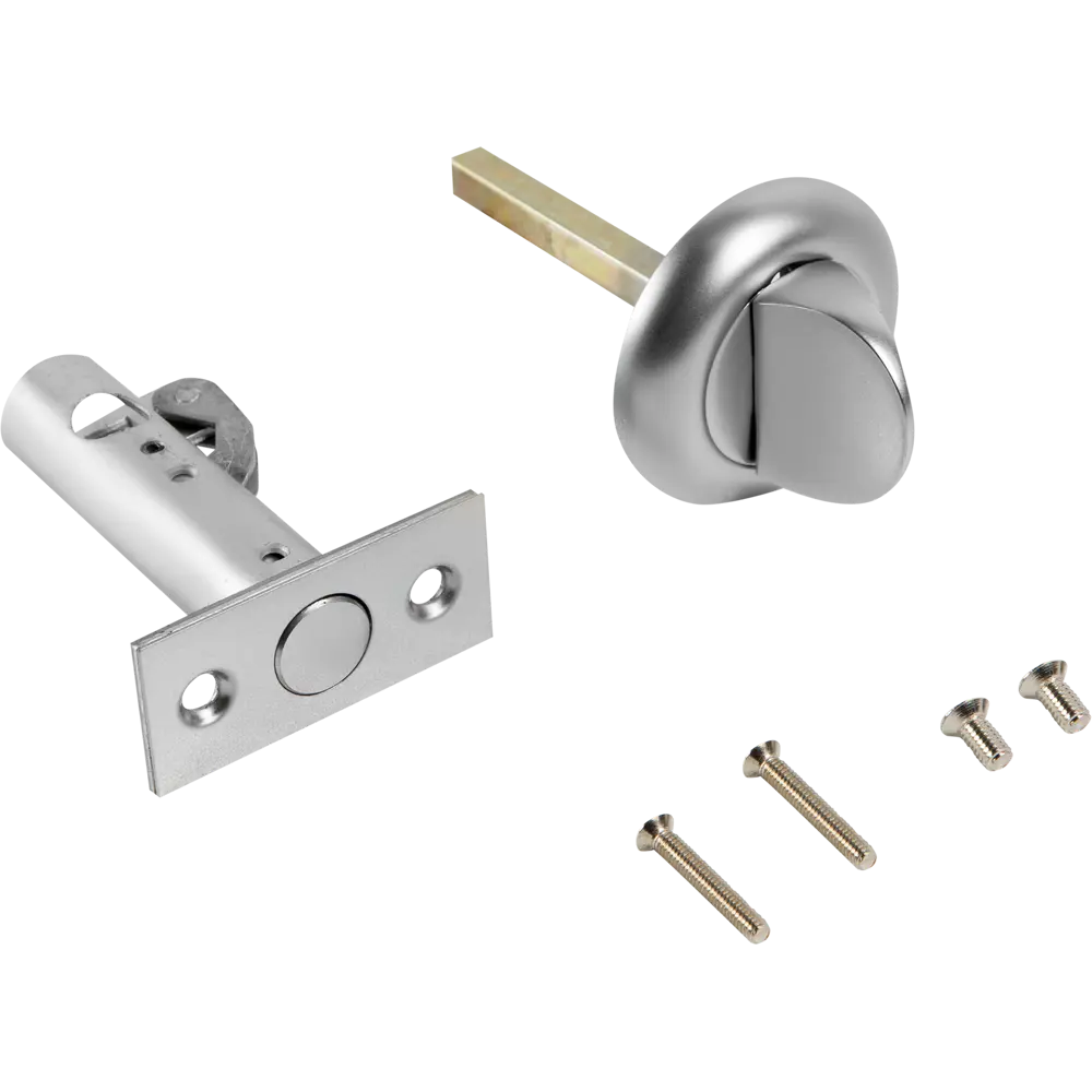 Задвижка дверная, сталь, цвет хром ARMEX STLM-2054948 - Вид №2
