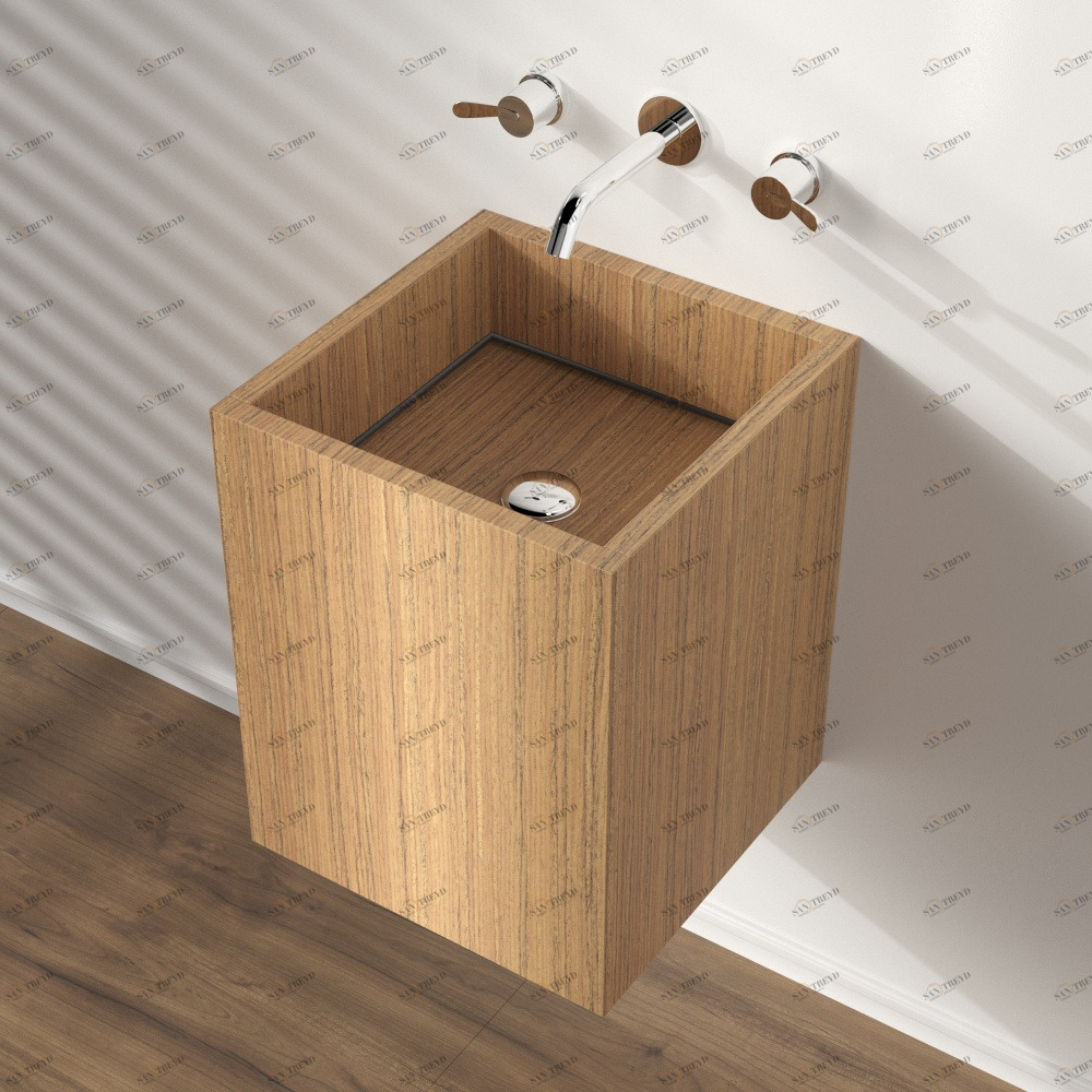 ACER0770MPT Подвесная раковина настенная квадратная Agape 