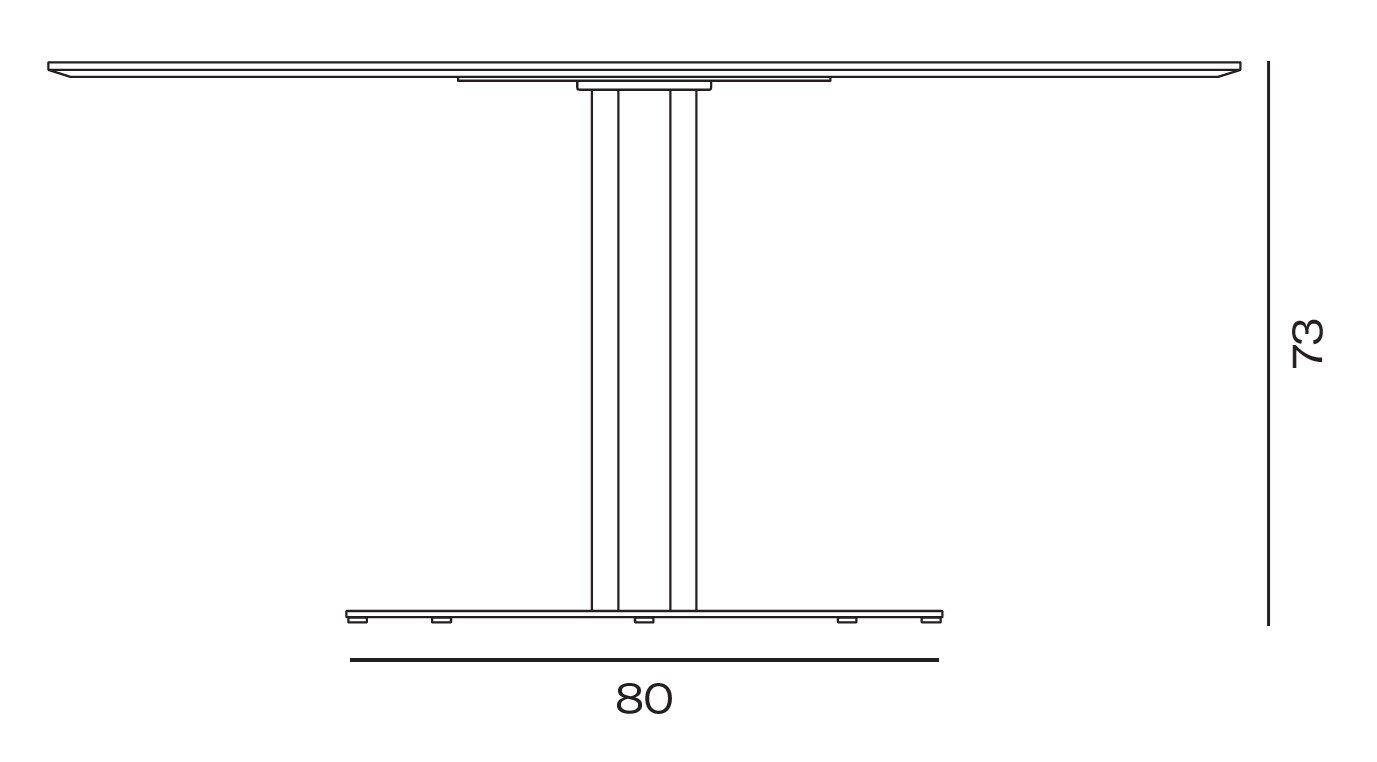 Круглый стол Dekton® Vergés сэндвич ARCH-00148632 - Вид №3