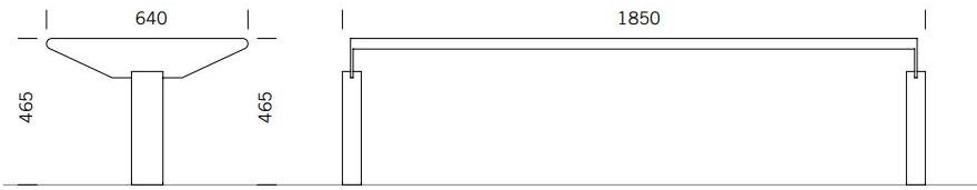 BENKERT BANKE Скамья из нержавеющей стали в современном стиле без спинки Siardo sun-id-1458198 - Вид №2