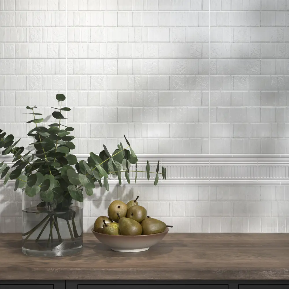 Плитка настенная Kerama Marazzi Сигма 20x60 см 1.2 м² глянцевая цвет белый антик STLM-2153854 - Вид №4